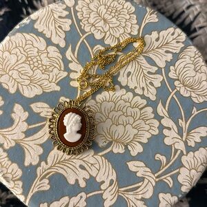 Cameo Pendent and Brooch